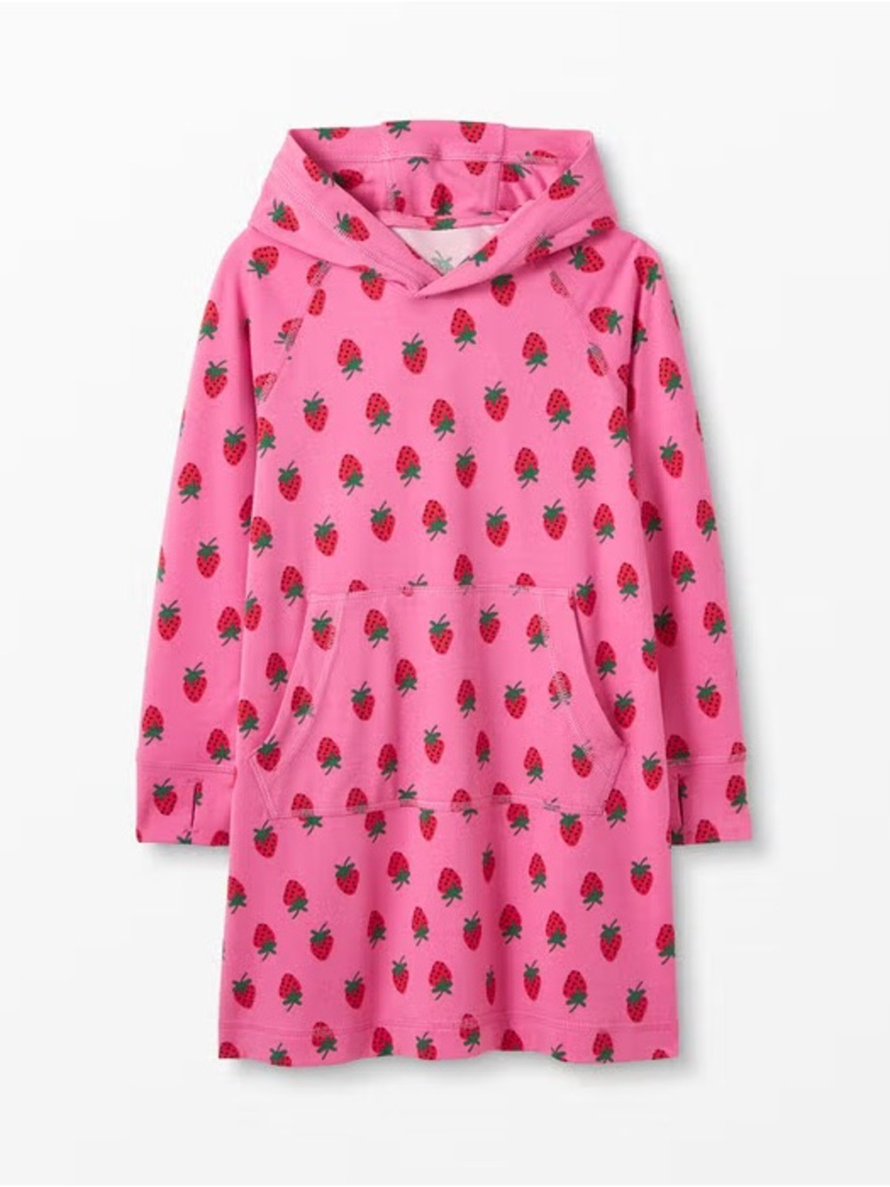 Hanna Andersson Sunblock UV Hoodie Dress Size 3T